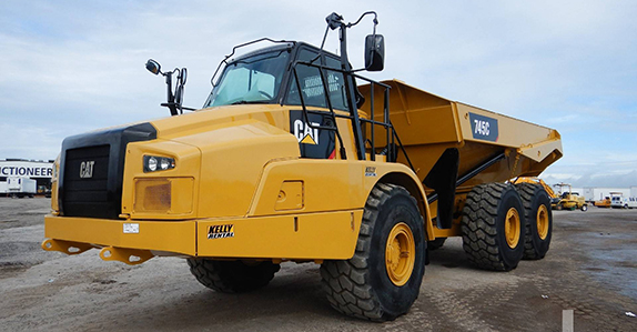 Caterpillar 745C dump truck Articulated dump trucks for sale.